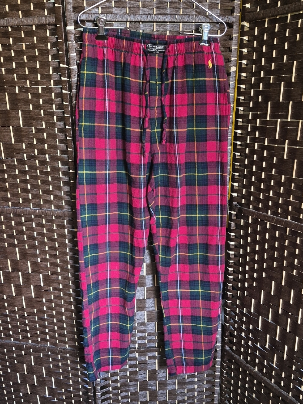 Ralph Lauren Red, Green & Navy Plaid Lounge Pants
